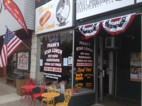 Frank's Star Lunch Near Pittsburgh Has Been Serving Hot Dogs For Decades