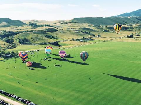 Balloon The Bighorns During A Spectacular Festival In Wyoming This Fall