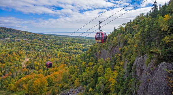 You Won’t Find A Better Way To See Minnesota’s Fall Colors Than The Summit Express Gondola