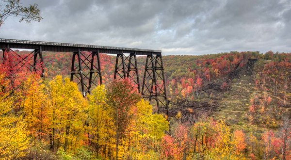 Walk Across Kinzua Bridge Skywalk For A Gorgeous View Of Pennsylvania’s Fall Colors