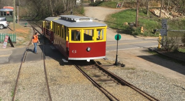 Ride The Rails In A Historic Trolley Car On The Craggy Mountain Line In North Carolina