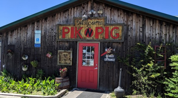 Watch Planes Land While You Chow Down On Delicious BBQ At Pik N Pig BBQ In North Carolina