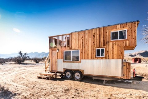 Stay In A Rustic Tiny Home In The Middle Of The Nevada Desert At This Unique Glamping Rental