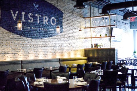 Everyone Wants To Try The Award-Winning-Chef-Designed Gourmet Burgers And More At Vistro, A Rustic Bistro In Illinois