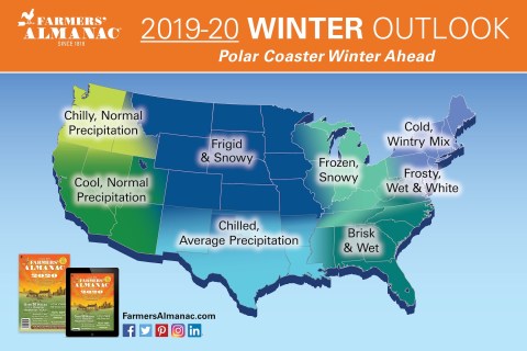 The Farmers Almanac Predicts Winter 2020 In Washington Will Have Chilly Temperatures And Average Snowfall
