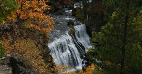 McCloud Falls In Northern California Will Soon Be Surrounded By Beautiful Fall Colors