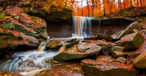 The Blue Hen Falls In Ohio Will Soon Be Surrounded By Beautiful Fall Colors