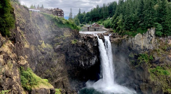 You Can Practically Drive Right Up To The Beautiful Snoqualmie Falls In Washington