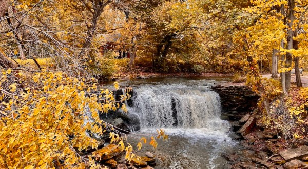 Minneopa Falls In Minnesota Will Soon Be Surrounded By Beautiful Fall Colors