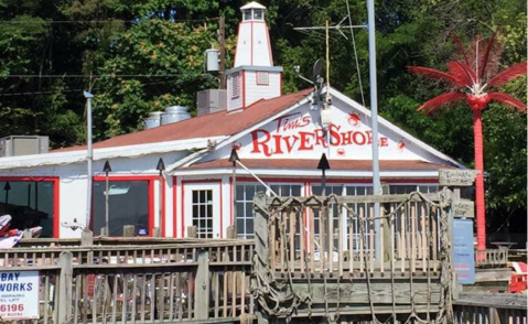 Gaze Out Over The Water And Enjoy Fresh Crab Cakes From Tim's Rivershore Restaurant, A Great Local Find In Virginia