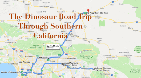 The Dinosaur Themed Road Trip In Southern California That Is The Perfect Weekend Adventure