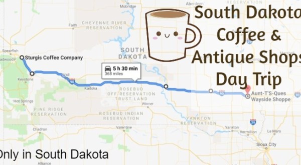 The Unique South Dakota Day Trip That Combines The Best Coffee And Antique Shops