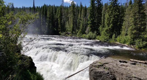 There’s A Secret Waterfall In Idaho Known As Sheep Falls, And It’s Worth Seeking Out