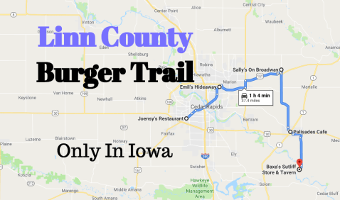 Embark On The Linn County Burger Trail In Iowa For A Delicious Experience