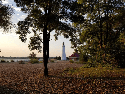 Lighthouse Park Is One Of The Most Spectacular Places To Watch The Sun Rise In Michigan