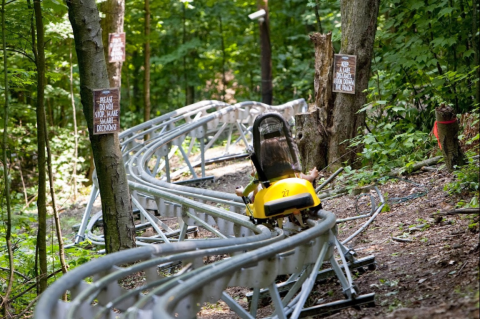 Try A Mountain Coaster, Zip Lining, Aerial Course, And More All At This One New York Adventure Park