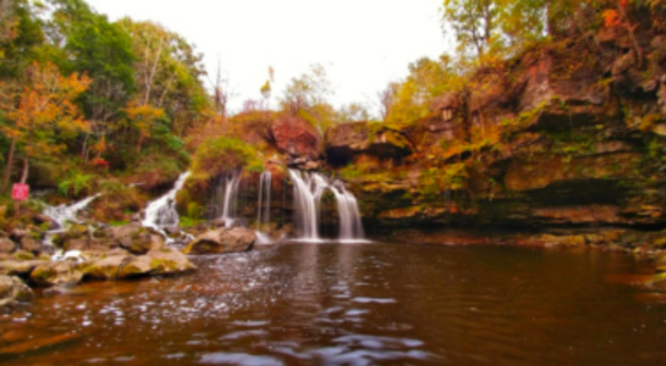 The Akron Falls Near Buffalo Will Soon Be Surrounded By Beautiful Fall Colors