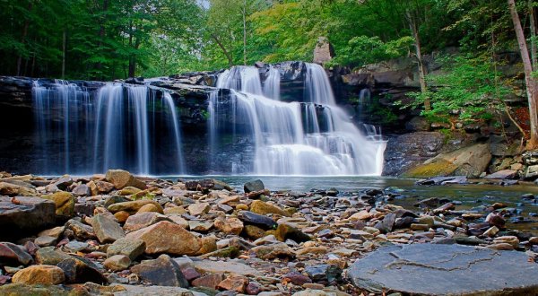 You Can Practically Drive Right Up To The Beautiful Brush Creek Falls In West Virginia