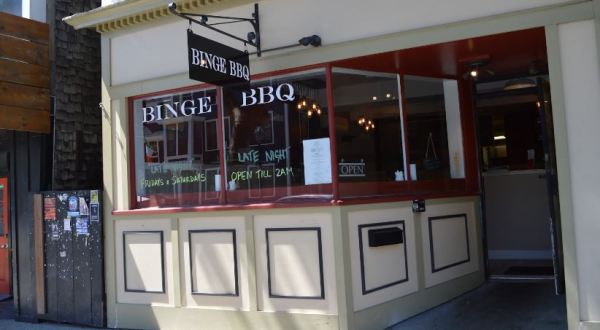 The Plates Are Piled High With Smoked Meats At The Delicious Binge BBQ In Rhode Island