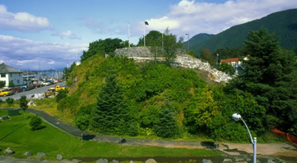 Baranof Castle In Sitka Is The Historic Place Where Russia Signed Alaska Over To The US