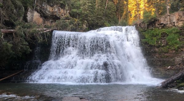 You Can Practically Drive Right Up To The Beautiful Ousel Falls In Montana