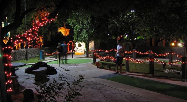 There’s A Halloween-Themed Mini Golf Course At Golfland In Arizona