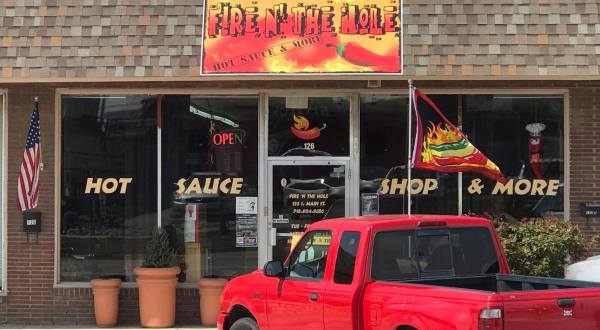 Choose From Over 500 Hot Sauces At Fire ‘N The Hole In Oklahoma