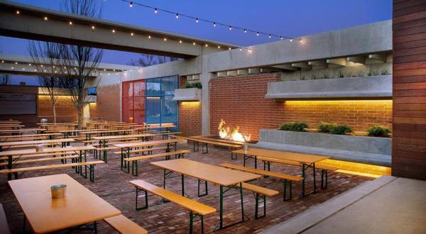 Enjoy Homemade Sausage And German Beer In The Beer Garden At Fassler Hall In Oklahoma