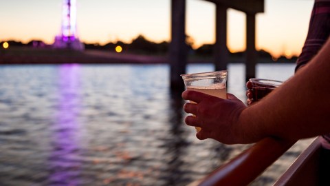 Sip Wine On A Boat When You Hop Aboard The Scenic Oklahoma River Cruise In Oklahoma