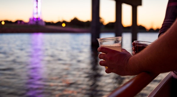 Sip Wine On A Boat When You Hop Aboard The Scenic Oklahoma River Cruise In Oklahoma