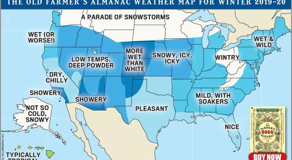 The Farmers Almanac Predicts Winter 2020 In Texas Will Have Chilly Temps And Average Precipitation