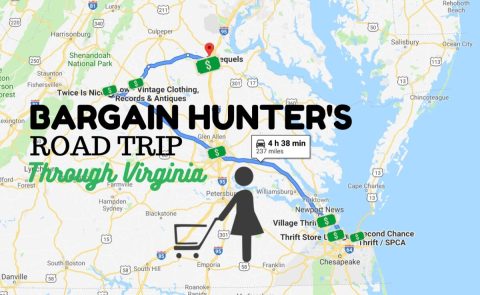 Virginia's Bargain Hunters Road Trip Takes You To Some Of The Best Thrift Stores In The State