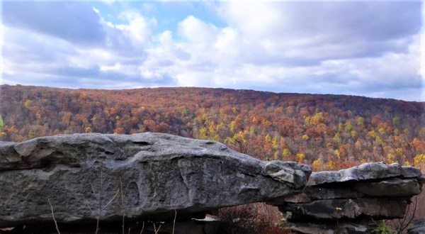 Take A Picturesque Fall Hike To Wolfs Rocks At Forbes State Forest Near Pittsburgh