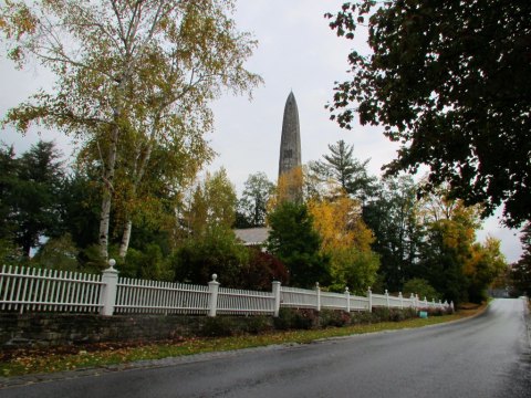 Climb To The Top Of Bennington Monument In Vermont For Breathtaking Views Of The Changing Leaves