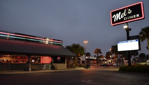 The Best Diner Food Is At Mel's Diner, A 50s Themed Restaurant In Louisiana