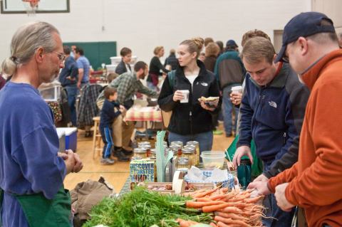 The Old Trail Schoolhouse Has The Best Wintertime Market Near Cleveland
