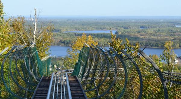Take A Ride Through Minnesota’s Fall Foliage On The Timber Twister Mountain Coaster