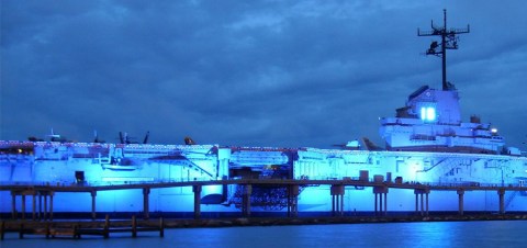 Take A Ghost Tour Of The Haunted USS Lexington WWII Ship In Texas