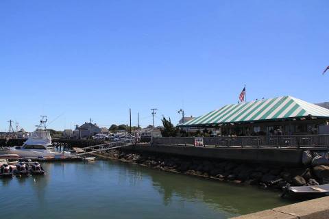 Enjoy Humble Seafood Right On The Water At Lobster Hut In Massachusetts
