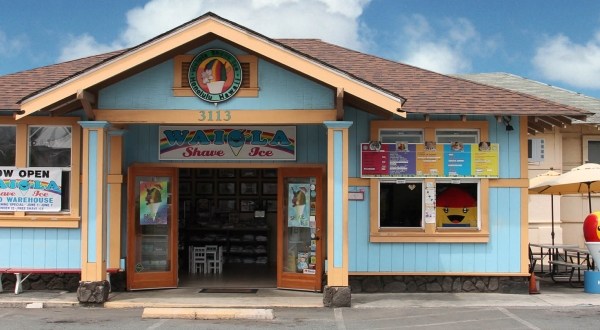Locals Love The Tasty Flavor Combinations Served At Waiola Shave Ice In Hawaii