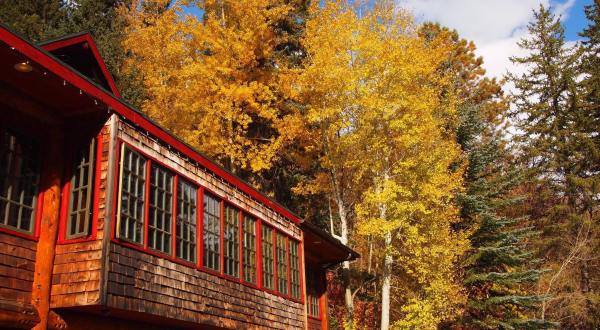 You’ll Be Surrounded By Vibrant Fall Foliage When You Dine At Log Haven In Utah