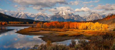 Grand Teton National Park Is The Most Peaceful Place To Experience Fall Foliage In Wyoming