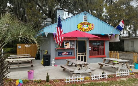 Some Of The Best Hot Dogs And Jersey Italian Sausage Are Found At Chester's Pit Stop In South Carolina
