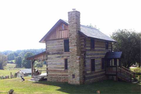 Take A Historical Getaway At This Maryland Log Cabin That Dates Back To 1765