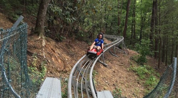 Take A Ride Through Tennessee’s Fall Foliage On The Gatlinburg Mountain Coaster