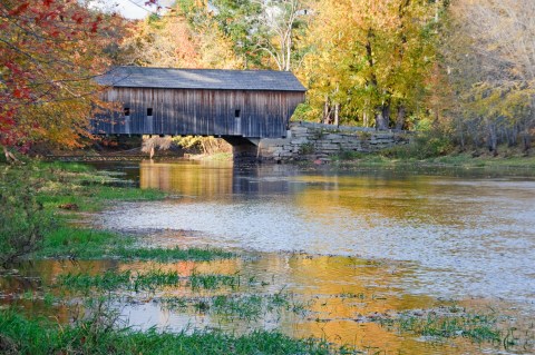 The Oldest Covered Bridge In Maine Has Been Around Since 1857