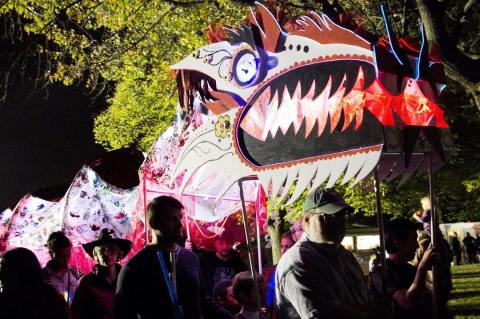 Enjoying Glowing Nighttime Fun At The Great Halloween Lantern Parade & Festival In Maryland