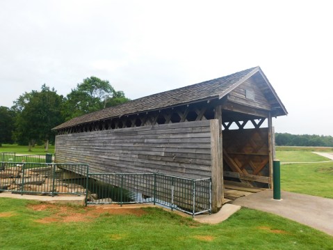 The Oldest Covered Bridge In Alabama, Coldwater Covered Bridge, Has Been Around Since 1850