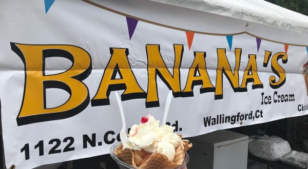 Stop By Banana’s Ice Cream, A Charming Ice Cream Shop With Delicious Hard Scoop In Connecticut