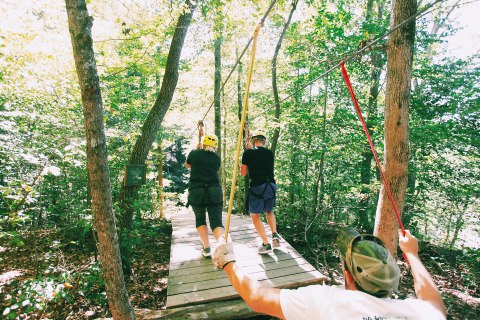 The Longest Elevated Canopy Zip Line Near Nashville Can Be Found At Adventureworks Right Outside The City